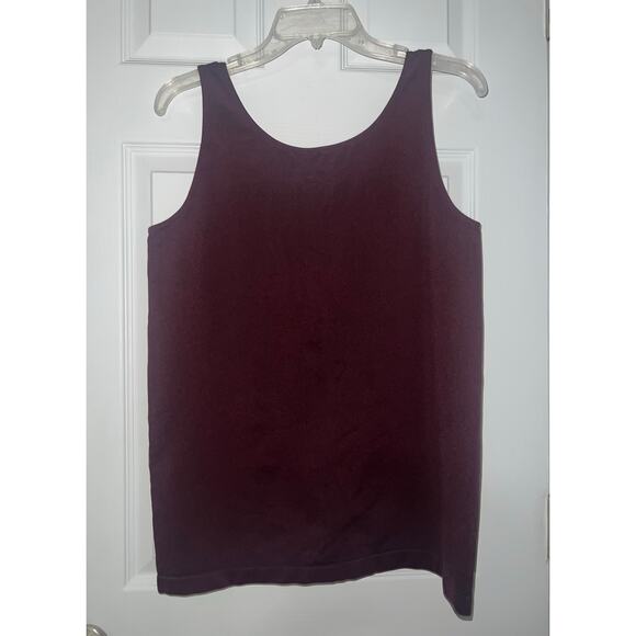 Cato Burgundy Sleeveless Tank Top Blouse Plus Size 22/24W - Picture 1 of 4
